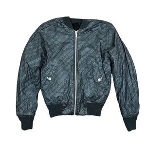 Adidas by Alexander Wang Reversible Bomber Jacket Sherpa Fleece Black Size XXS